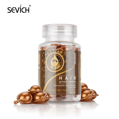 Smooth Silky Hair Vitamin Capsule Keratin Complex Oil Hair Care Repair Damaged Hair Serum Anti-Loss Moroccan Hair Oil